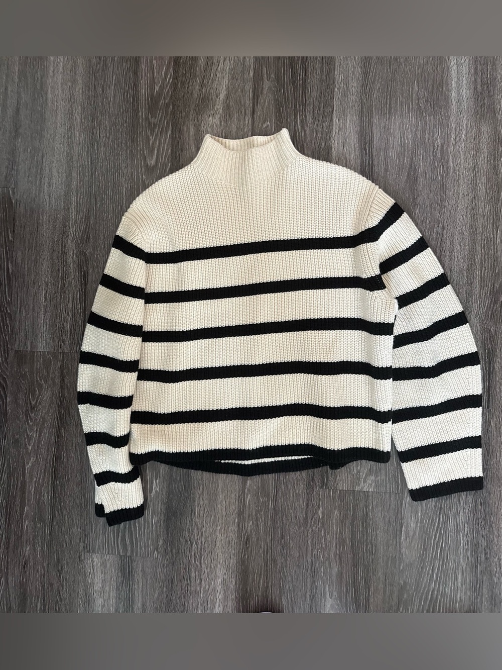 & Other Stories Striped Turtleneck Sweater